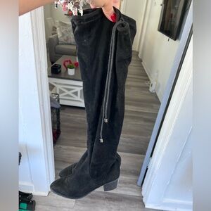 Black Over-the-Knee Boots